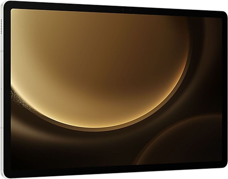 Ein Tablet mit einem goldenen Hintergrund und einem Lichteffekt.