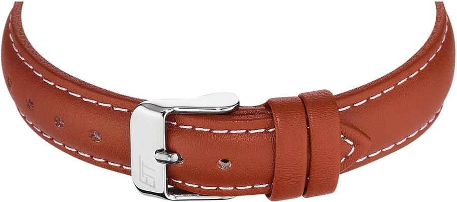 ETT Funkuhr ELS-11616-61L Damenarmbanduhr Analog Solar Edelstahl 34 mm