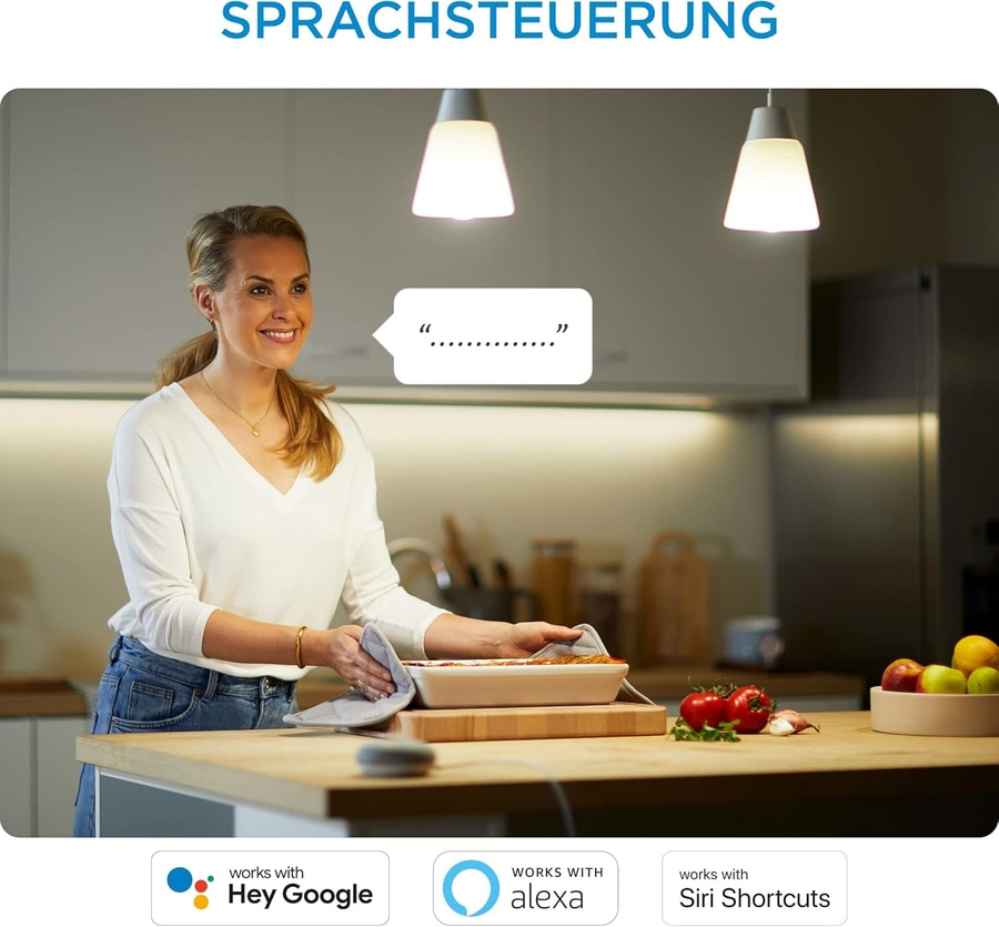 Wiz 3er LED Wand-/ Deckenspot WiFi Deckenleuchte Wandleuchte Dimmbar NEU