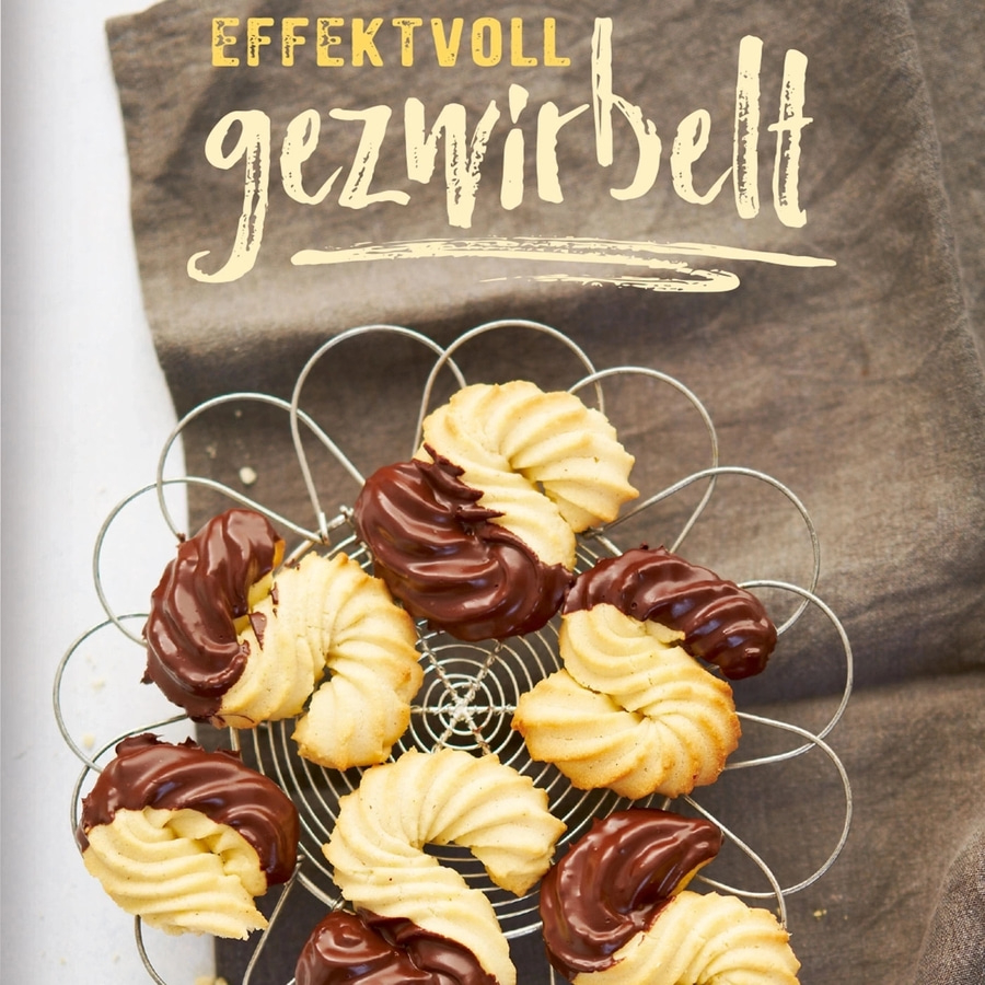 BETTY BOSSI Zwirbel-Presse «Gourmet» Gebäckpresse Kekse Braun Beige Rot NEU