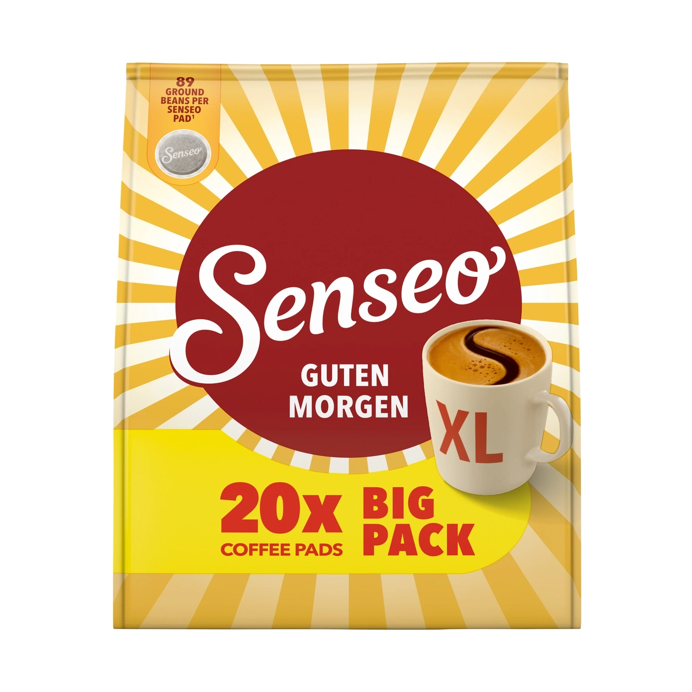 Senseo Guten Morgen XL Kaffee Pads Packung