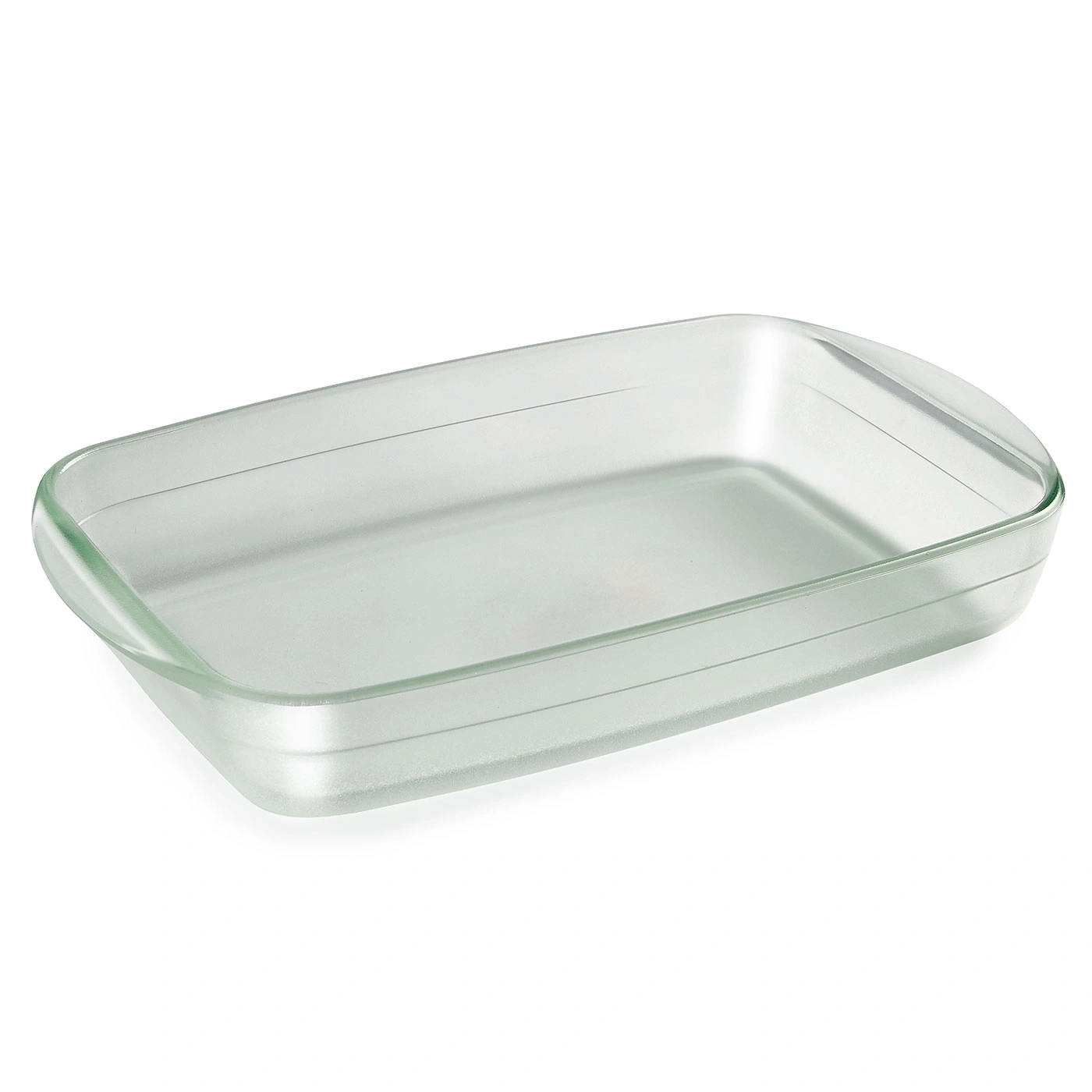 Glasbackform, rechteckig, transparent, leer, für Backofen, Küche, Kochen