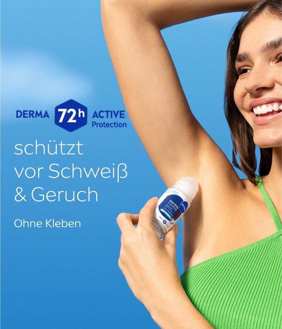 NIVEA Deodorant Derma Control Defend Roll-On 6 x 50ml