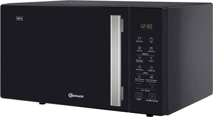 BAUKNECHT Mikrowelle MWO 253 B Grill Mikrowelle 25 l Grill 7 Programme B-WARE