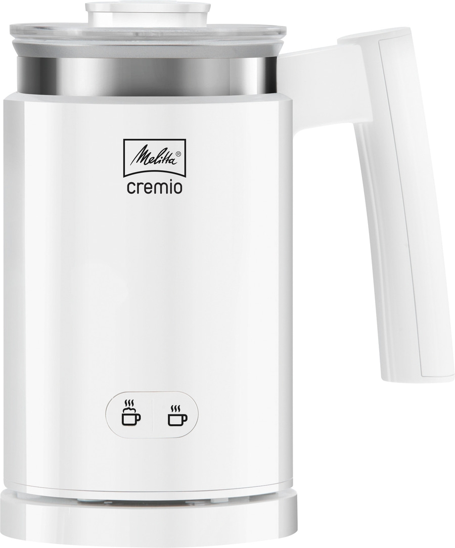 MELITTA Milchaufschäumer Cremio Weiß 100-250 ml warm kalt Milchschaum