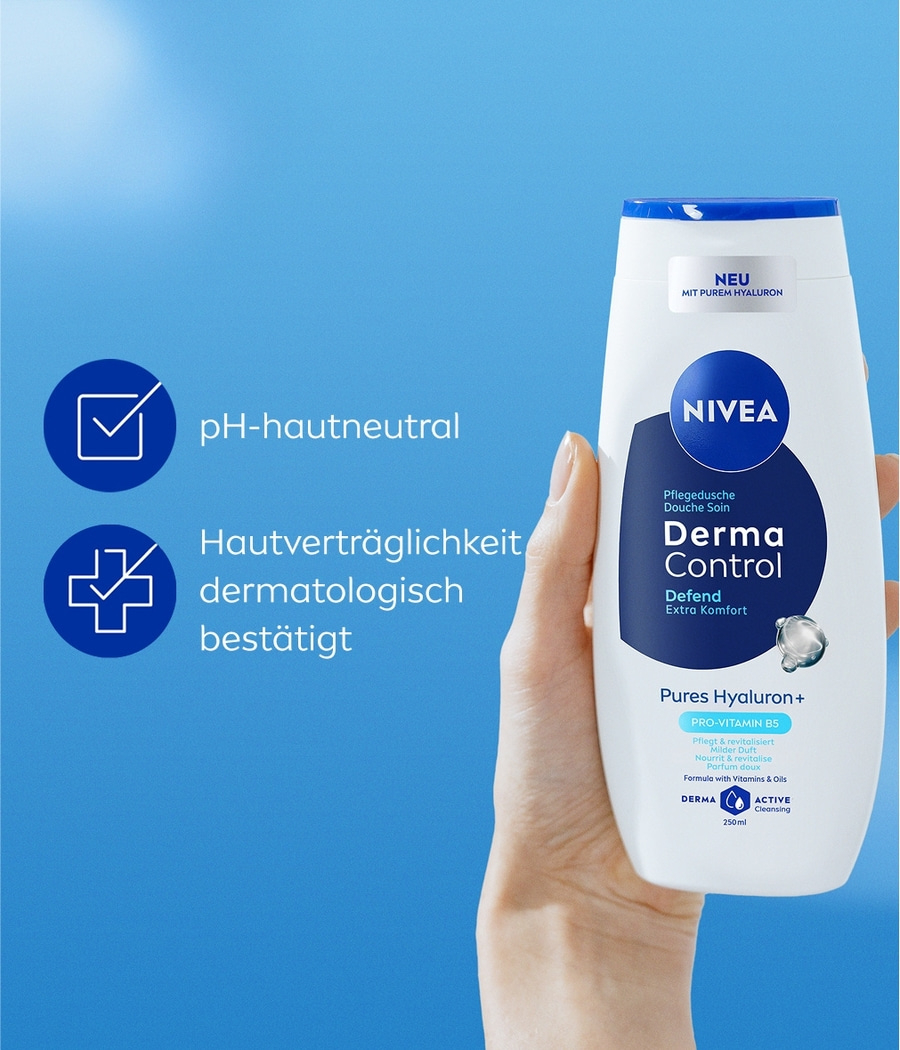 NIVEA Pflegedusche Derma Control Defend 6 x 250ml