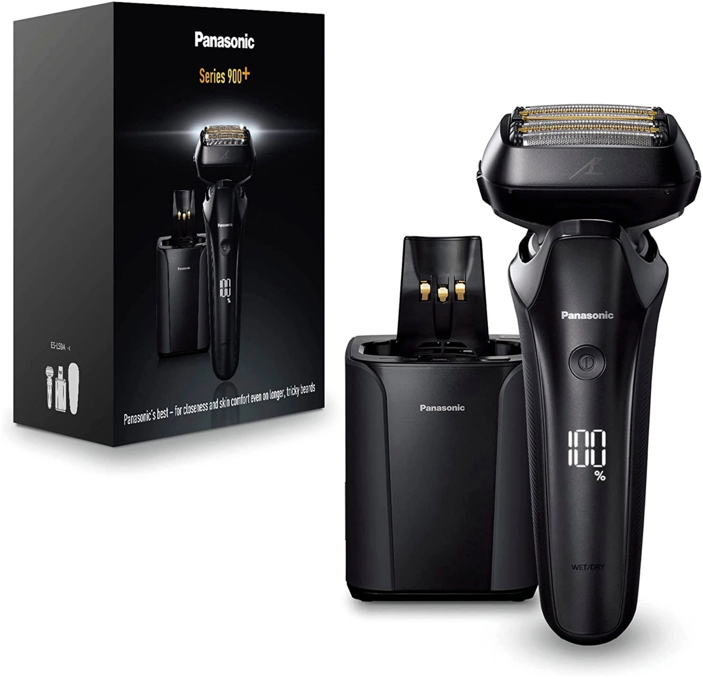 PANASONIC Elektrorasierer Series 900+ Premium Rasierer ES-LS9A Schwarz B-WARE