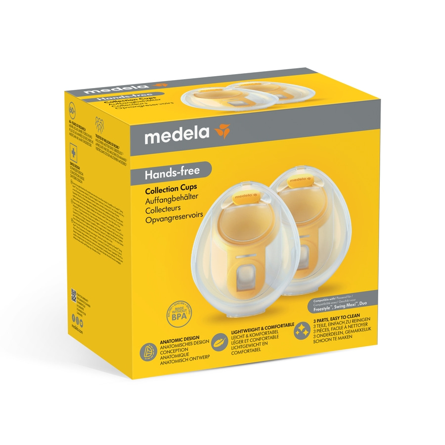 MEDELA Hands-free Doppelpumpset Set mit zwei Auffangbehälter