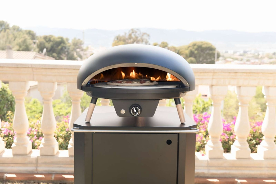 Le Feu Gas-Pizzaofen Turtle Motion 3.1 Pizzagrill mit rotierendem Pizzastein