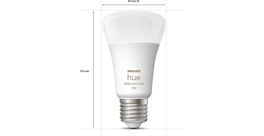 Philips Hue SET White & Color Ambiance 2 Glühbirnen Smart Bluetooth 1100 lm 9W