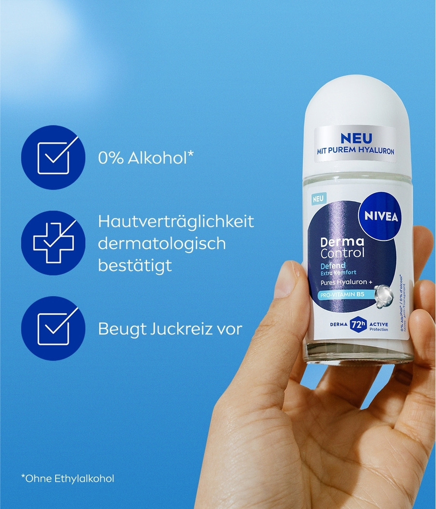 Nivea Derma Control Deodorant mit Hyaluron
