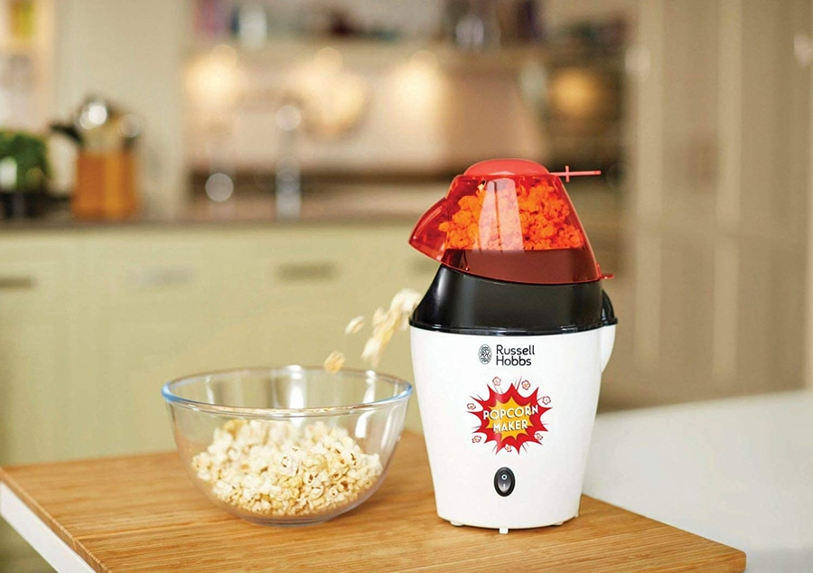 RUSSELL HOBBS Popcornmaschine Fiesta 24630-56 Automat Heissluft ohne Fett 1200W
