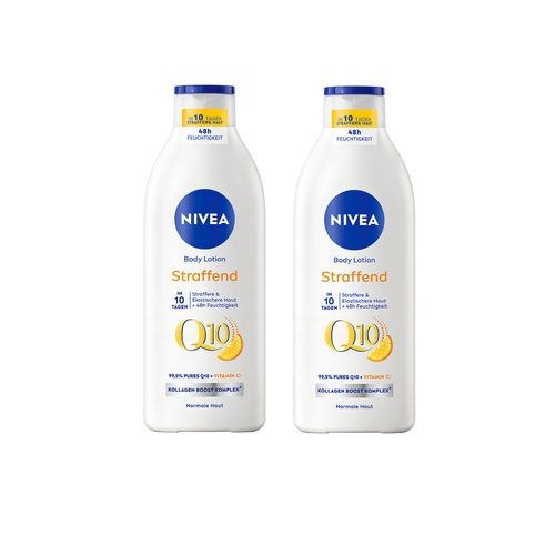 NIVEA Q10 + Vitamin C Hautstraffende Body Lotion 2 x 400ml