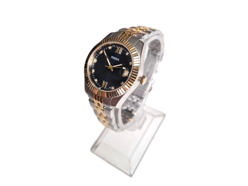 FOSSIL Damen Armbanduhr Scarlette ES5443 Quarzuhr Edelstahlarmband Datum 32mm