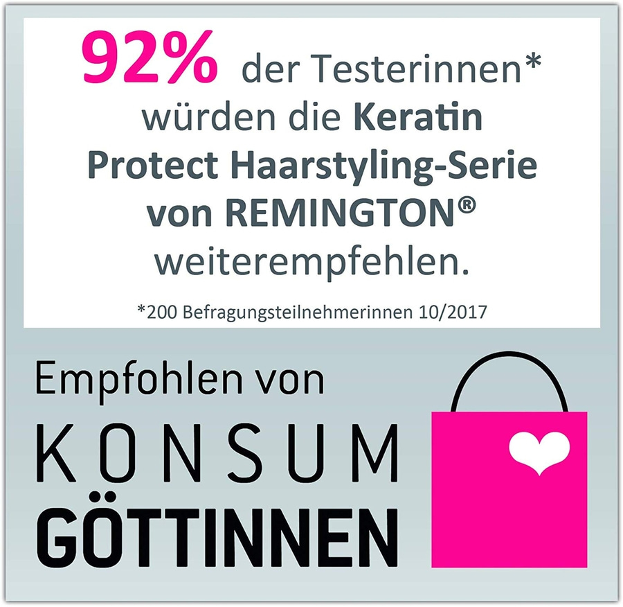 REMINGTON Haartrockner AC8820 Keratin Protect Ionen 150km/h 2200W AC-Motor