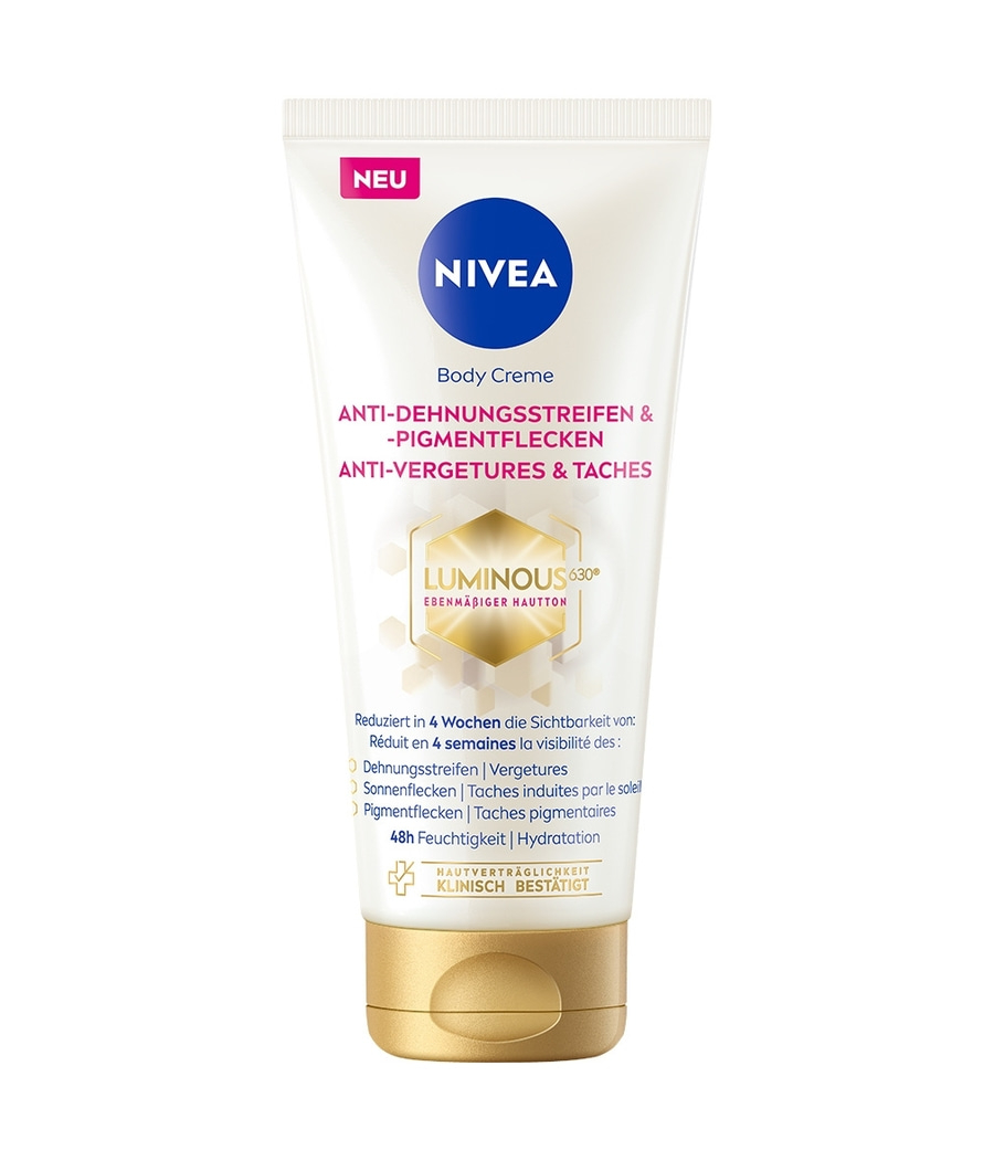NIVEA Anti-Dehnungsstreifen + Pigmentflecken LUMINOUS630® Body Lotion 2 x 200ml