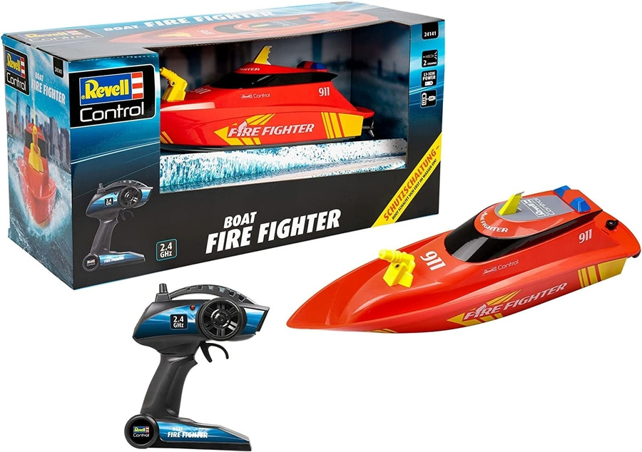 REVELL RC Schiff Feuerlöschboot 24141 Ferngesteuert Akku Fernsteuerung ab 8J NEU