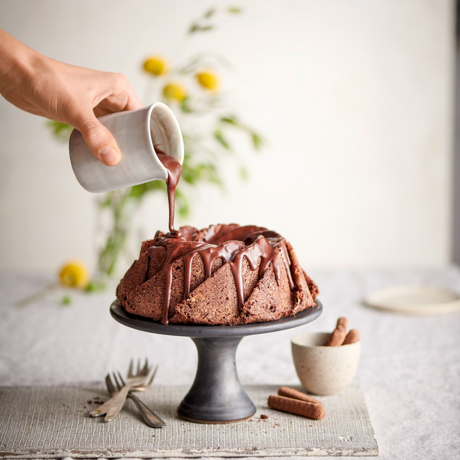 BETTY BOSSI Gugelhopf-Form Twister, 1 l, Metall