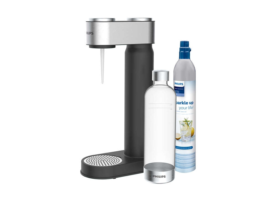 PHILIPS Wassersprudler GoZero ADD4902BK/10 + Zylinder + Flasche NEU