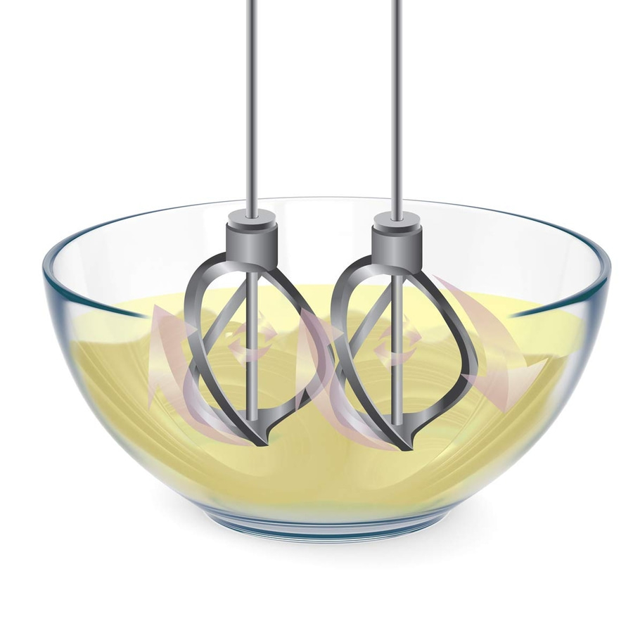 RUSSELL HOBBS Handmixer Swirl Quartz 25892-56 Helix-Quirle 5 Stufen Turbo 350 W