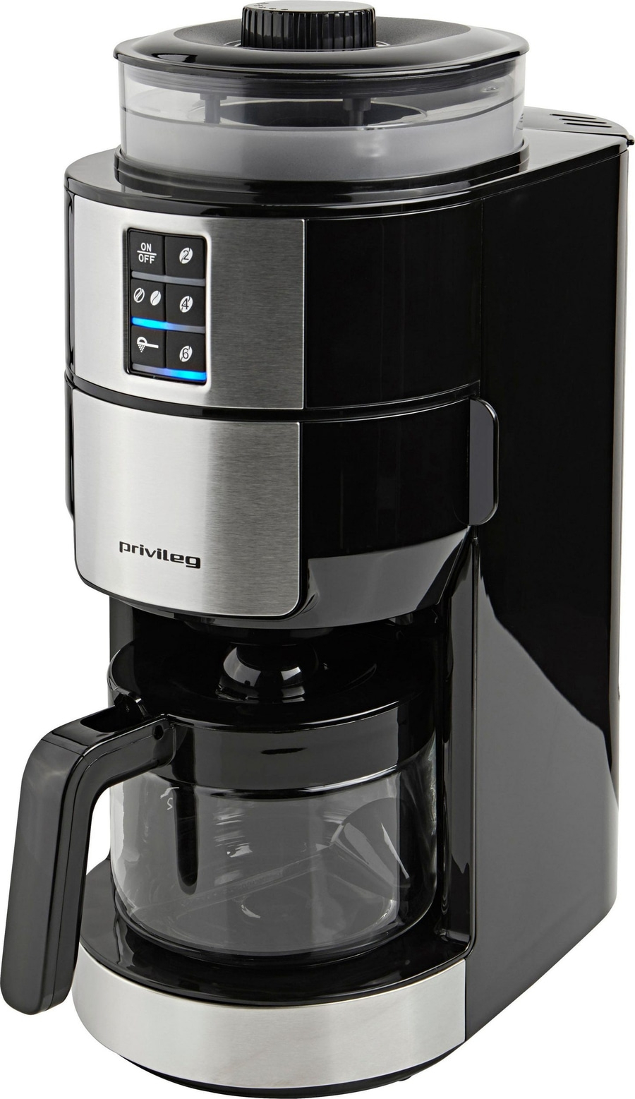 PRIVILEG Kaffeemaschine mit Mahlwerk CM1121-GS Abschaltautomatik 6 Tassen B-WARE