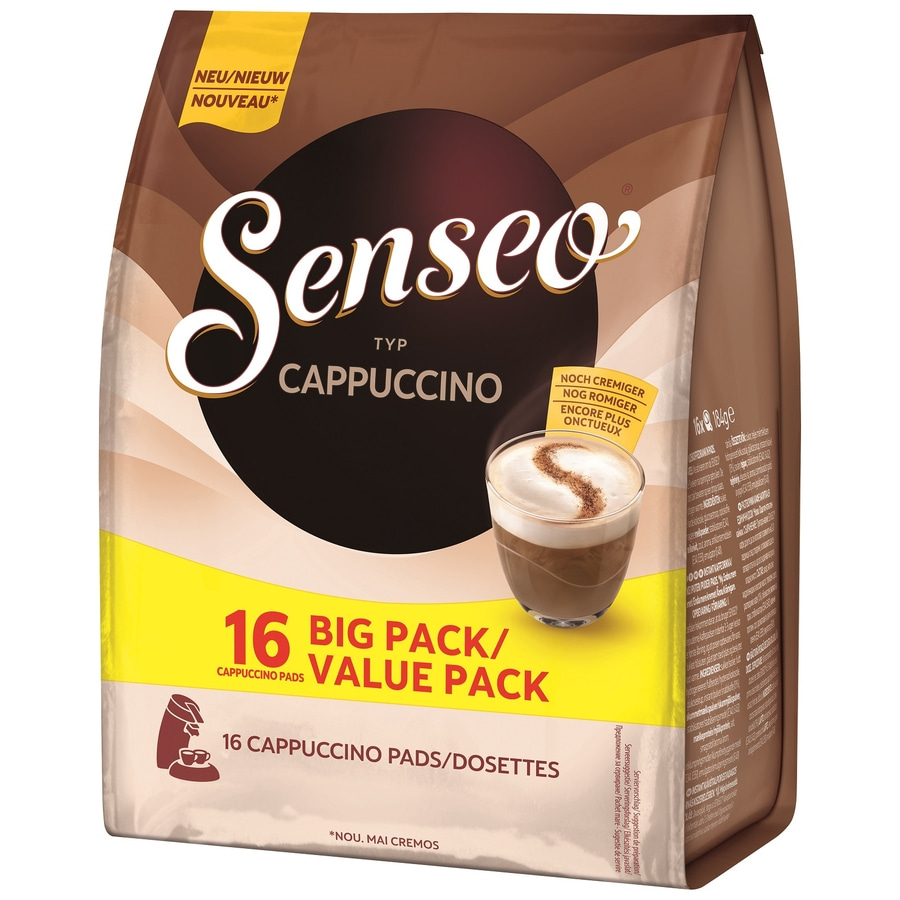 SENSEO Pads Typ Cappuccino Senseopads 5 x 16 Getränke Kaffeepads Vorteilspack