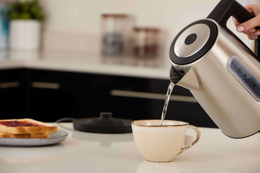 RUSSELL HOBBS Wasserkocher Heaton 27380-70 Edelstahl 1,7 L 360° Sockel 2400 W