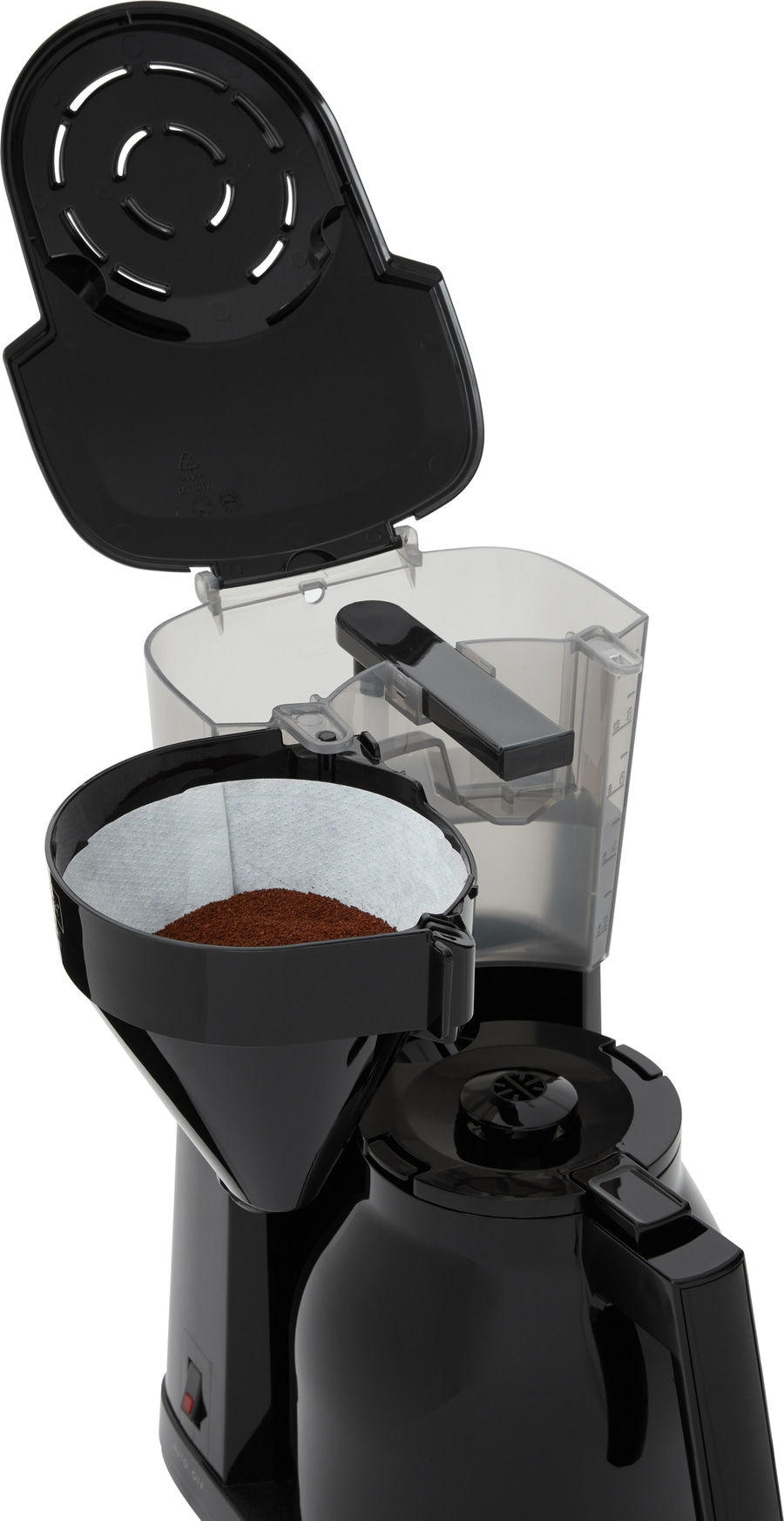 MELITTA Filterkaffeemaschine Easy Therm 1023-06 Schwarz 10 Tassen 1080W