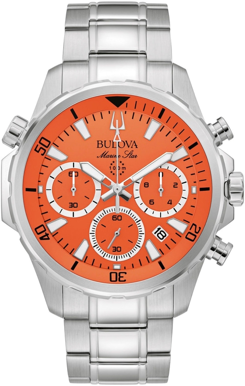 BULOVA 96B395 Armbanduhr Herrenchronograph 43 mm Edelstahl Quarz B-Ware