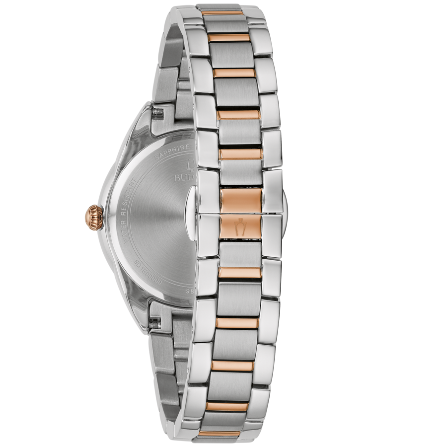 Bulova Damen Armbanduhr Sutton 98R281 Edelstahl Diamanten 32mm Quarz B-Ware