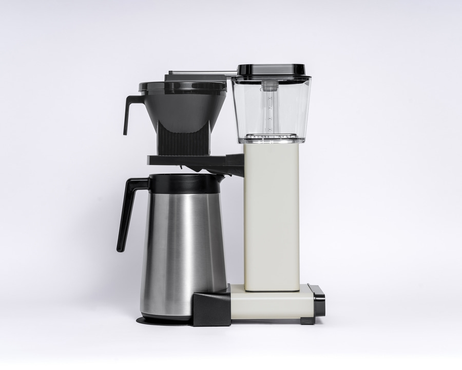 MOCCAMASTER Thermo Filterkaffeemaschine KBGT Off-White Thermoskanne weiß NEU