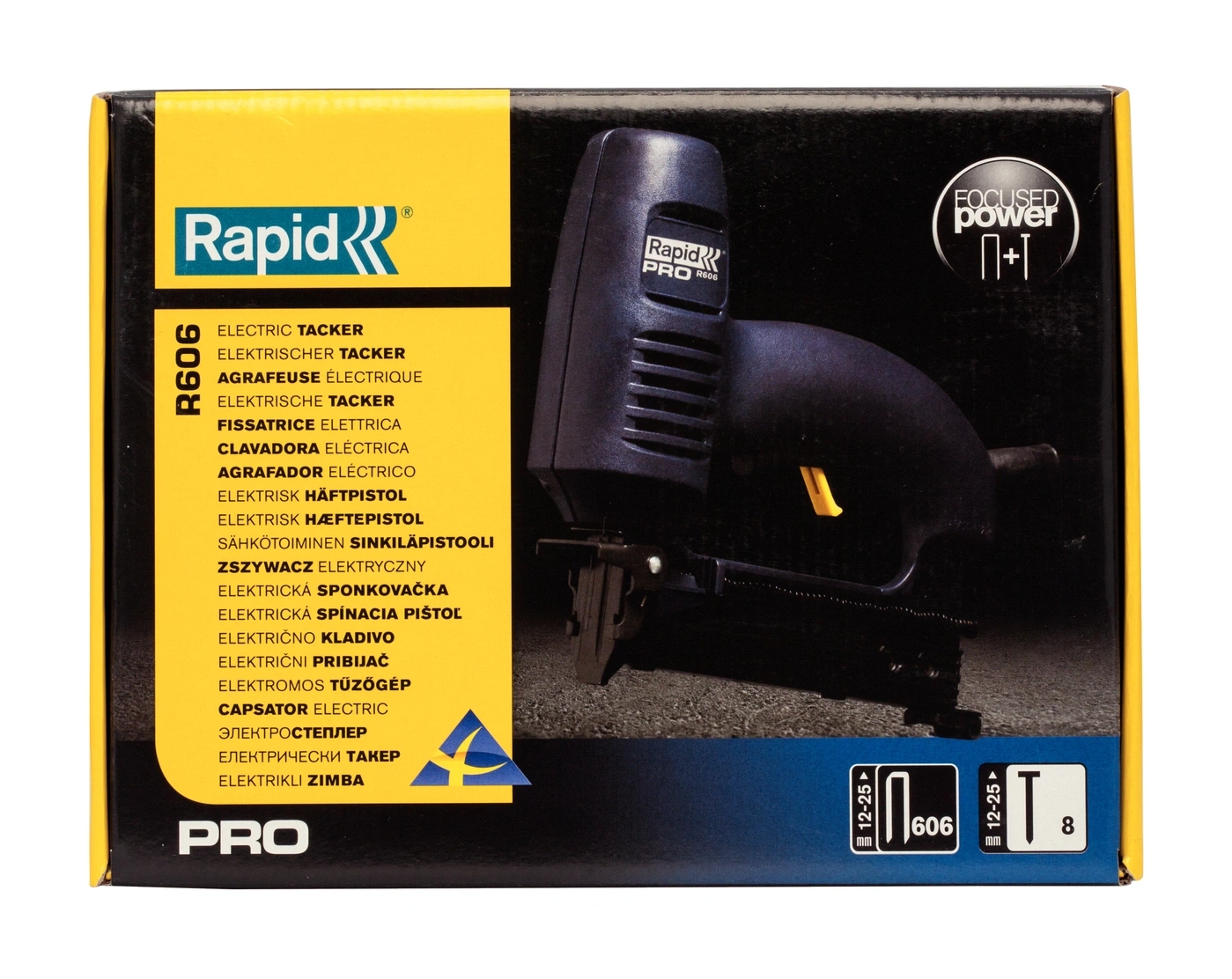 RAPID PRO R606 Elektrotacker Nagler Kombigerät 606/8 Holz Paneele 10643001