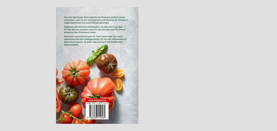 Betty Bossi Kochbuch Saisonal - schnell & einfach 100 Rezepte - unter 30 Minuten