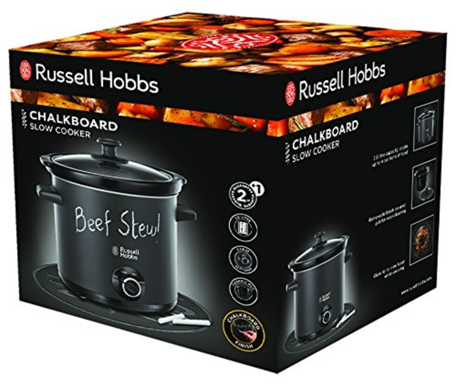 RUSSELL HOBBS Schongarer Slow Cooker Chalkboard 24180-56 3,5L 200W schwarz
