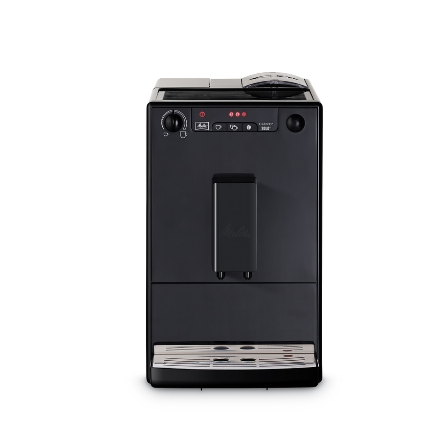 MELITTA Kaffeevollautomat Solo Pure Black E950-322 Espressomaschine schwarz