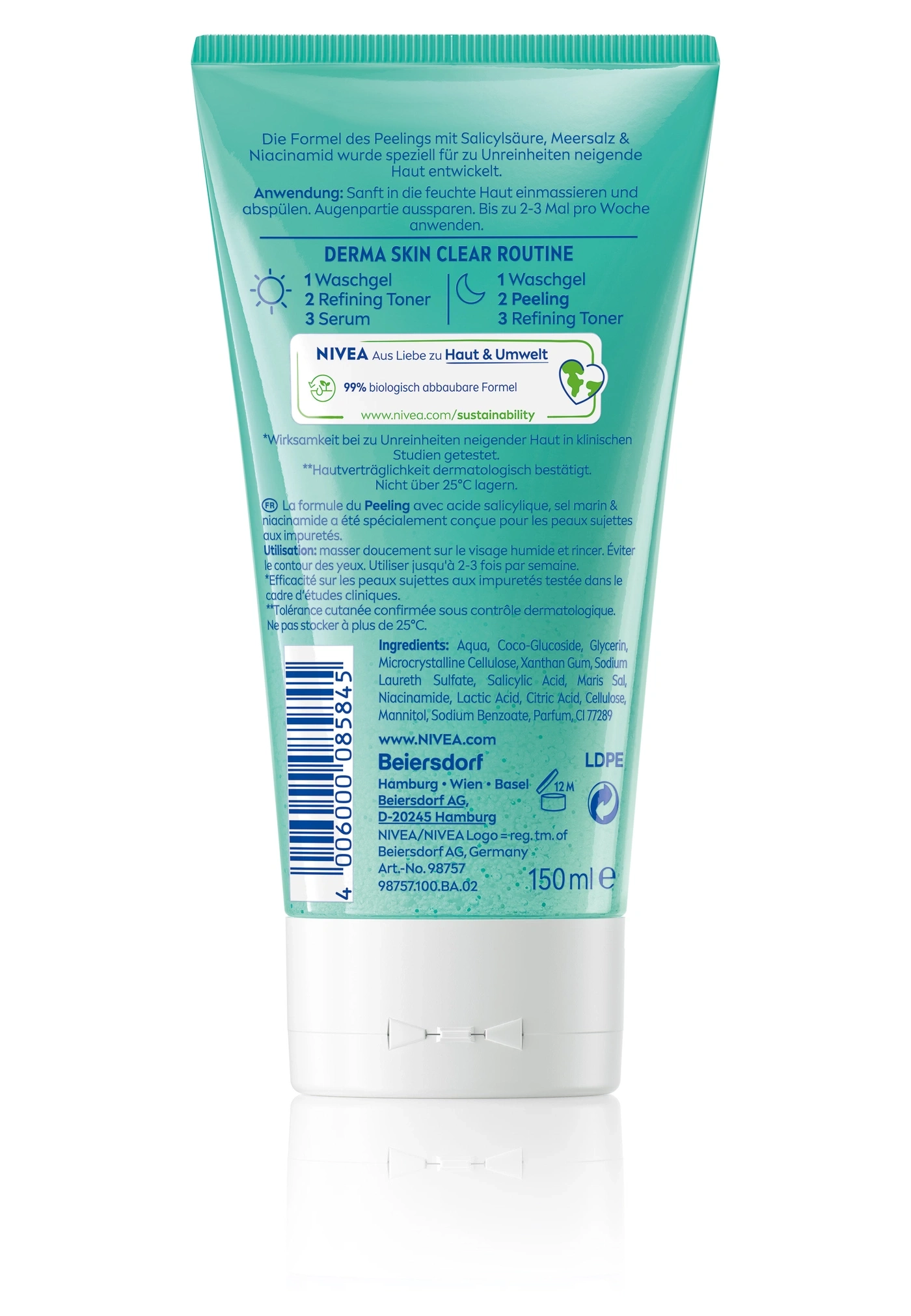 Nivea Derma Skin Clear Peeling für unreine Haut