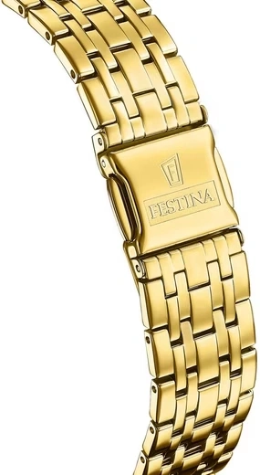 FESTINA Swiss Made F20046/3 Herrenuhr Armbanduhr 39mm Saphirglas Gold