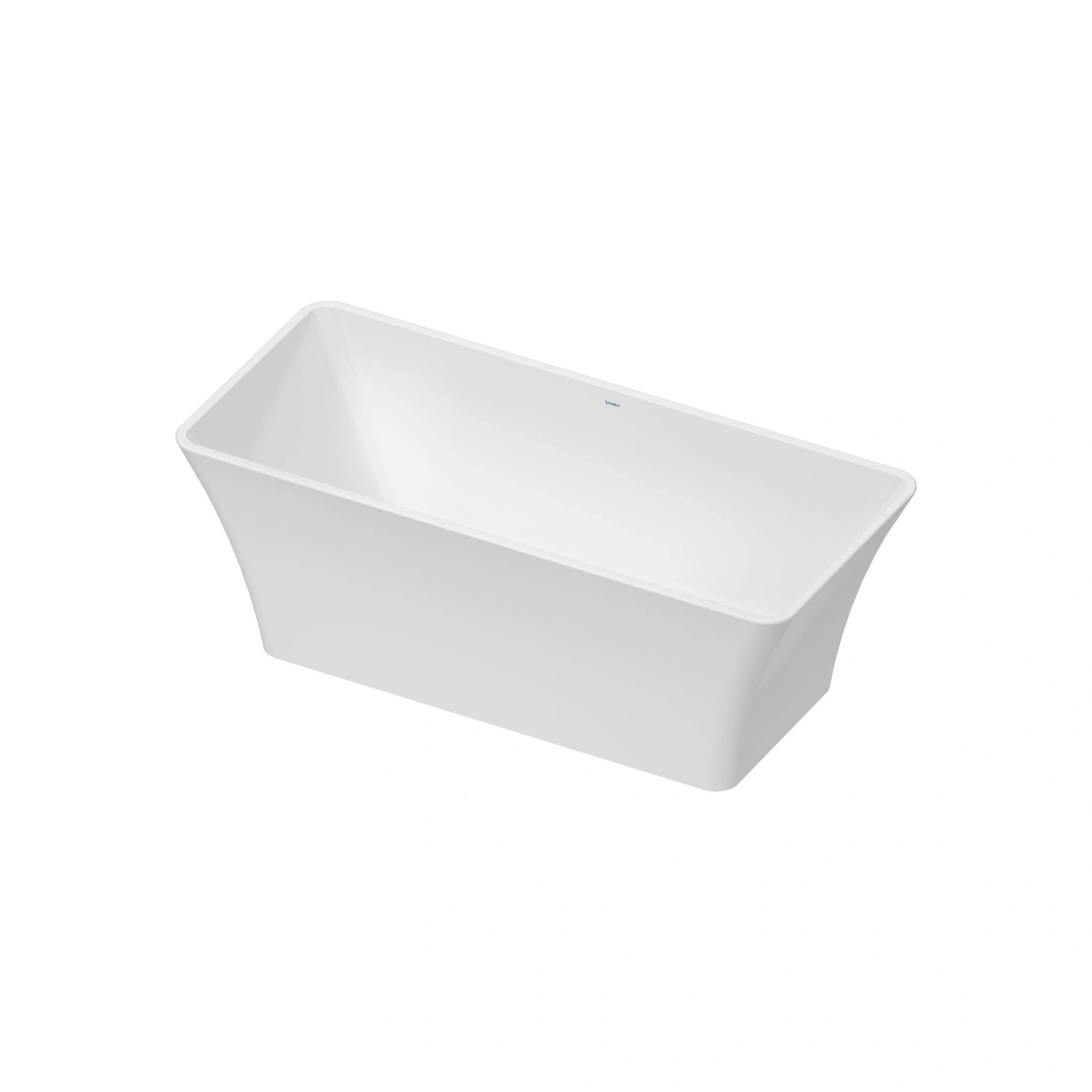 Weiße Badewanne, rechteckig, freistehend, modernes Design, Badezimmerausstattung, Sanitärkeramik