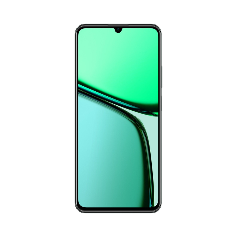 Ein Smartphone mit einem grünen Hintergrund und einem Wassertropfen-Design.