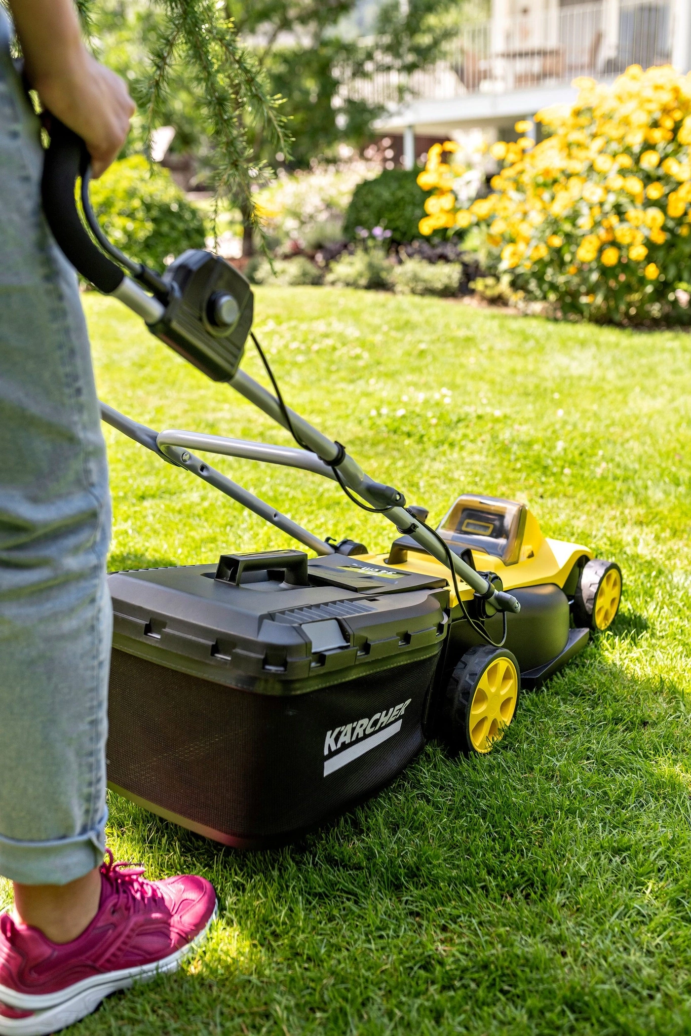 KÄRCHER Akku-Rasenmäher LMO 3-18 Battery Set 18V 34cm 5Ah 35L Mulch B-WARE