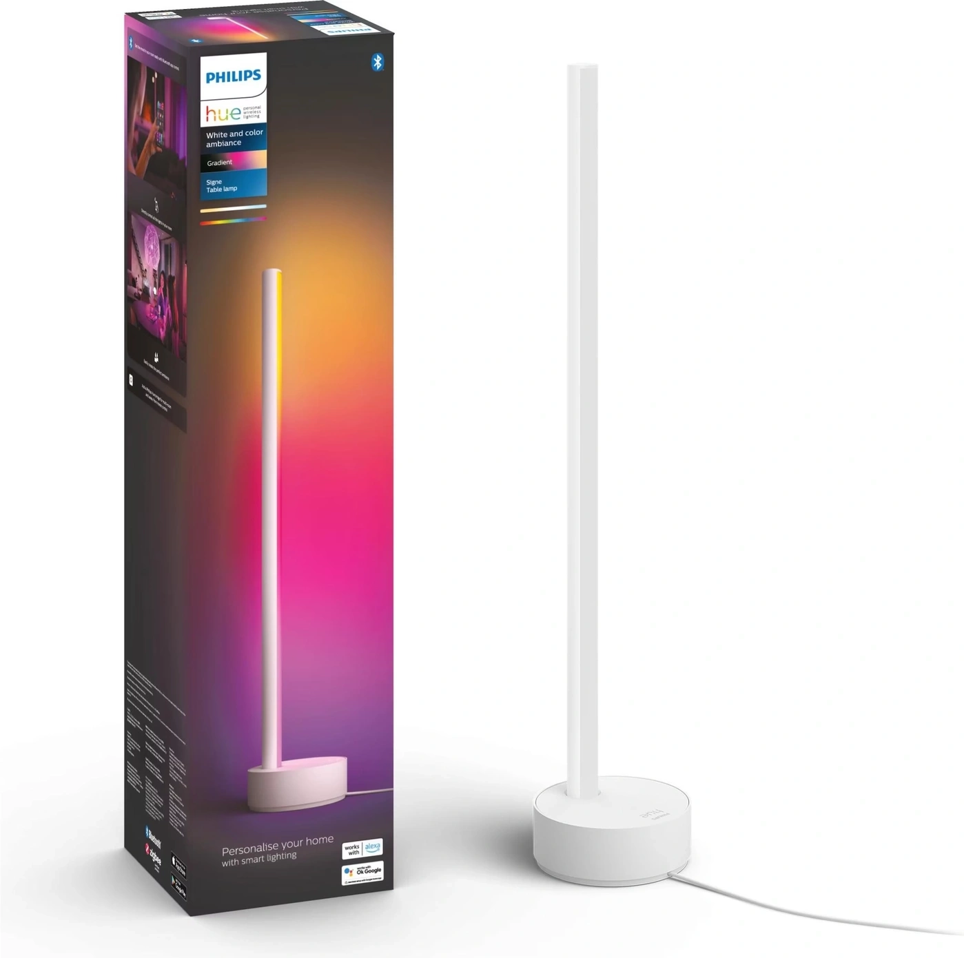 PHILIPS Hue Gradient Signe Table Bluetooth 1040 lm Smarte Tischleuchte IP20 NEU