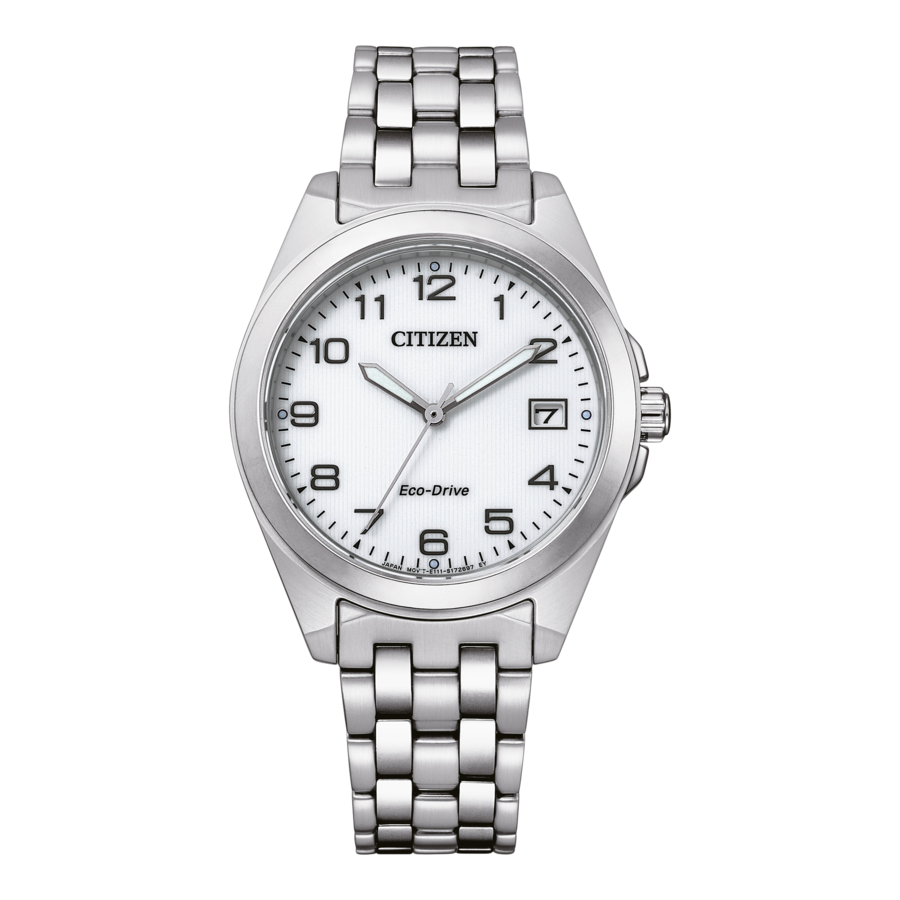 CITIZEN Damen Armbanduhr EO1210-83A Solar Eco-Drive Datum Edelstahl 34mm B-Ware