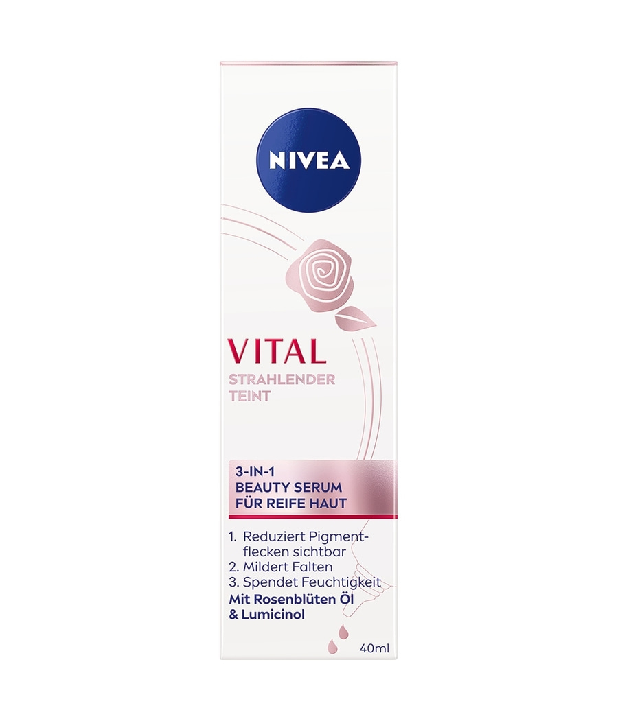 Nivea Vital Serum für reife Haut, reduziert Pigmentflecken, mildert Falten, spendet Feuchtigkeit