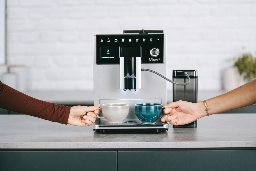 MELITTA Kaffeevollautomat CI Touch frosted black 630-112 1400W 10 Kaffeerezepte