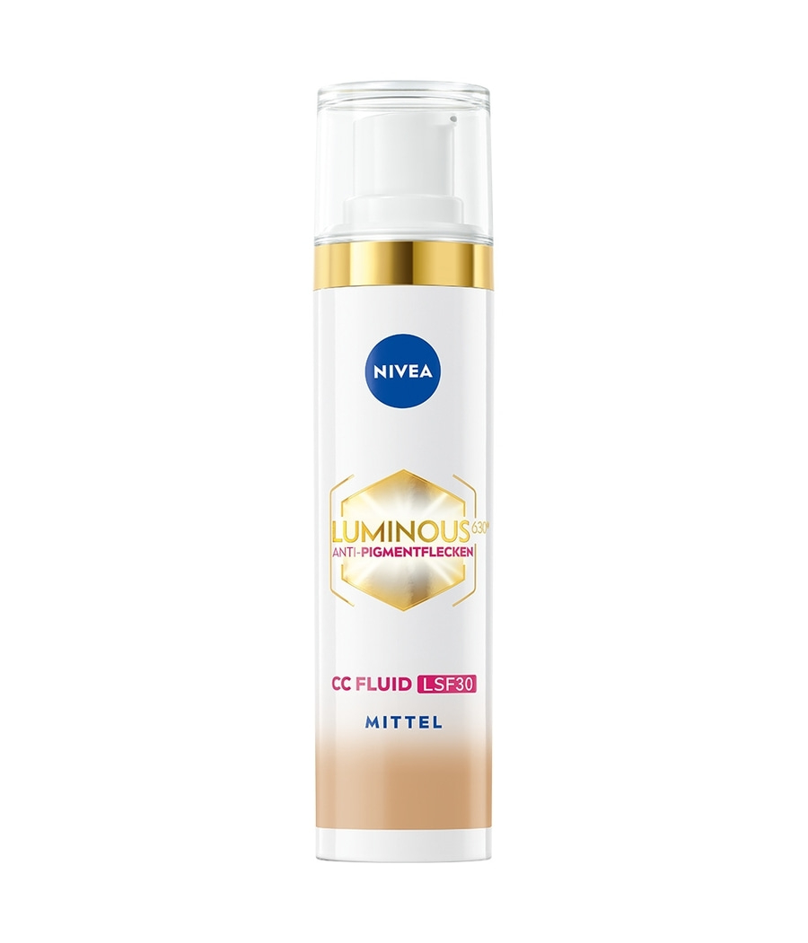 NIVEA LUMINOUS630® Anti-Pigmentflecken CC Fluid 3-in-1 02 Mittel LSF30 40ml