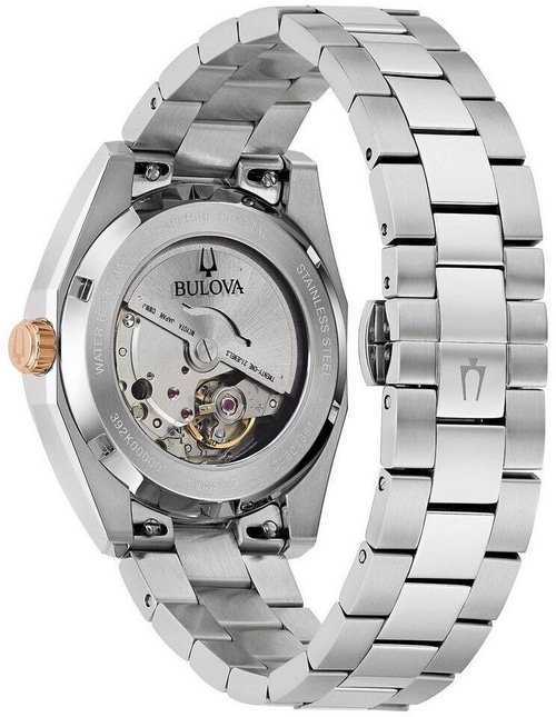 Bulova 98B422 Armbanduhr Automatik Herrenuhr Edelstahl 39 mm Silberfarben B-Ware