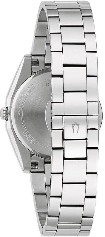 Bulova 96P229 Armbanduhr Damenuhr Edelstahl Quarz Analog 31 mm B-Ware
