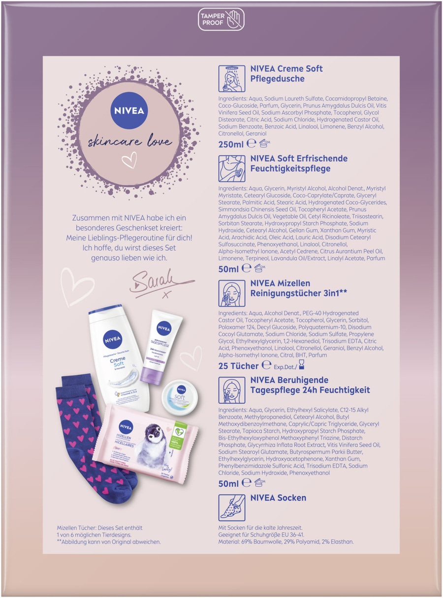 NIVEA Skincare Love Geschenkset Set by Sarah Engels