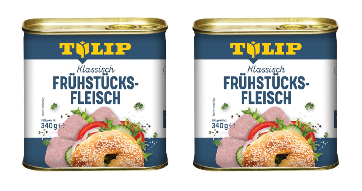 TULIP 2x 340g Frühstücksfleisch Original Dänische Delikatesse Konservendose NEU