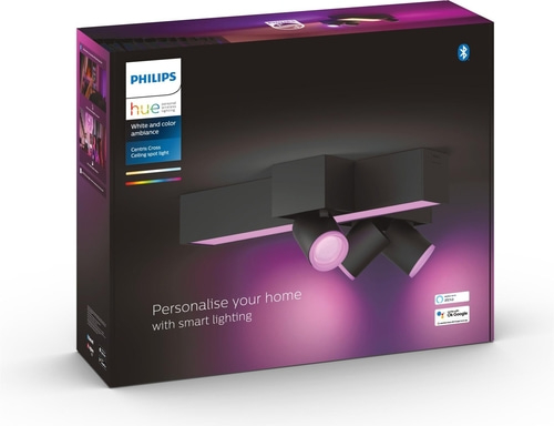 PHILIPS Hue White And Color Ambiance Centris Cross 3er-Deckenspot Bluetooth NEU